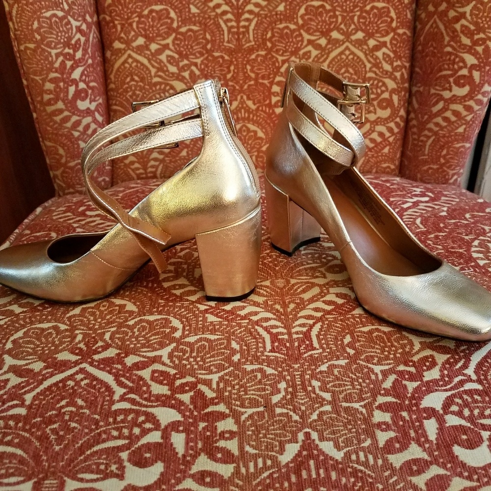 Halston Regina Ankle Strap Shoes